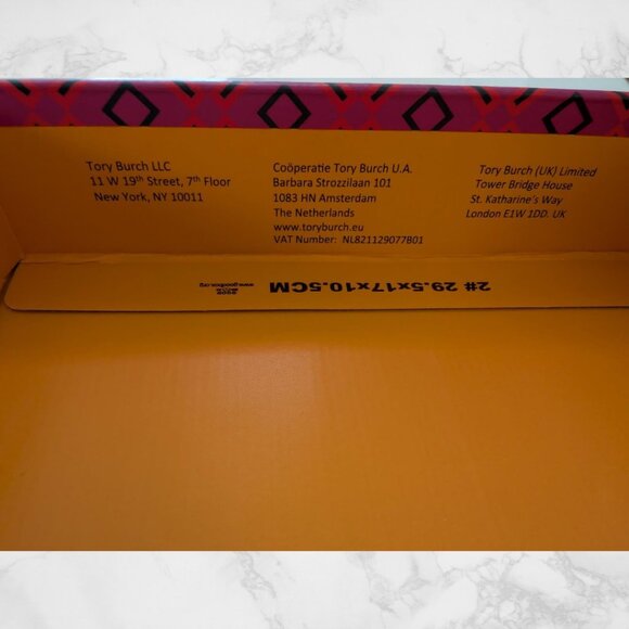 TORY BURCH Metal Miller Leather Sandals Perfect Navy Size 8 - Picture 12 of 15